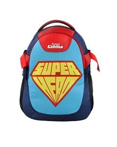 Smily Kiddos - Super Hero Junior School Backpack - Blue