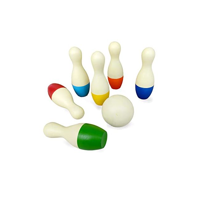 Wondrbox - Wooden Toys - Mini Bowling Set