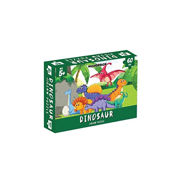 Wondrbox - Jigsaw Dinosaur Puzzle 60 Pc