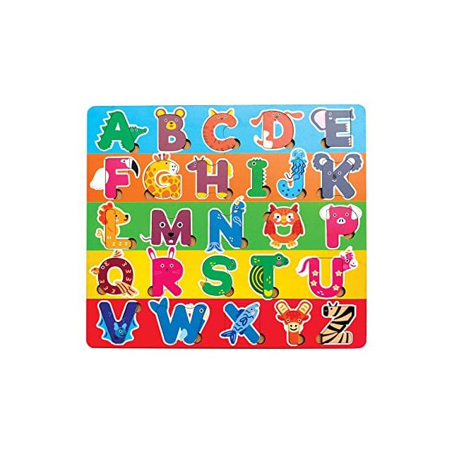 Wondrbox - Wooden Toys - Alphabet Puzzles