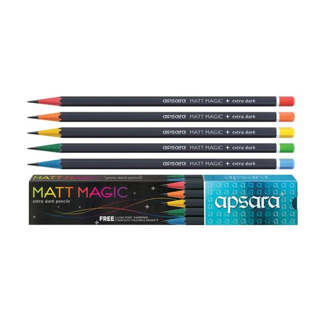 Apsara - Matt Magic Pencils 10 Pcs Pack