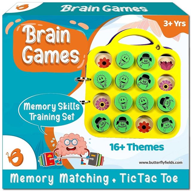 Butterfly Edufields - Science Project Kit Brain Games (Memory Matching Skills)